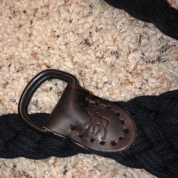 Abercrombie & Fitch Black Belt with Leather - Picture 3 of 3